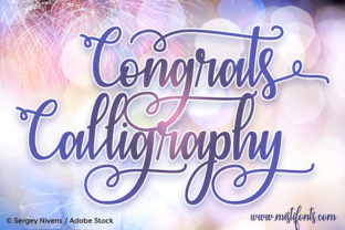 Congrats Calligraphy: A Font for Joyful Editorial Design