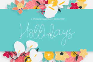 Hollidays: A Thin Handwritten Script Font for Brand Design