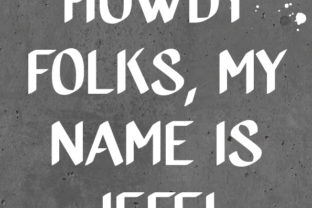 Jeff: A Bold Display Font for Editorial Headlines and Brand Identity