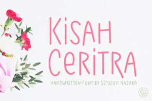 Kisah Ceritra: A Playful Handwritten Font for Crafters