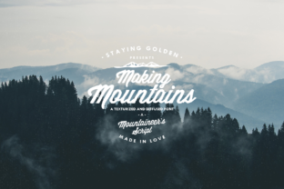 Making Mountains: A Textured Typeface Built for Digital Storytelling