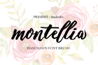 Montellia: A Handwritten Brush Font That Brings Warmth to Products and Screens