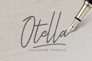 Otella Signature: A Stylish Font for Web Design