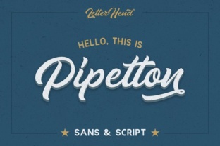 Pipetton: A Stylish Script Font for Crafters