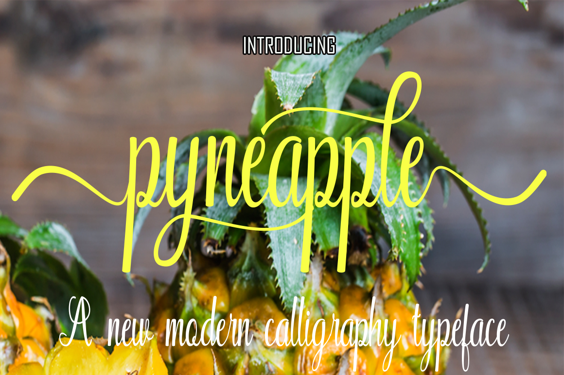 Pyneapple: A Handwritten Font Built for the Web