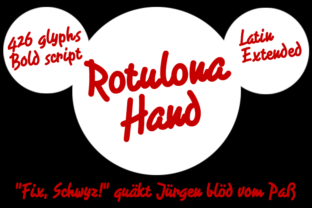 Rotulona Hand: A Cheerful Font for Creative Makers