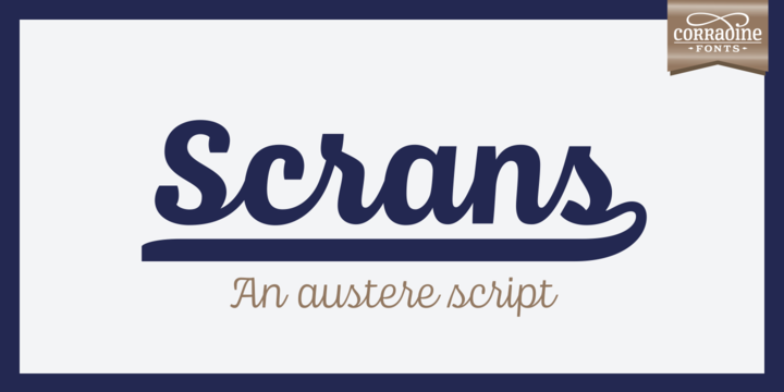 Scrans Family: A Font That Speaks Volumes