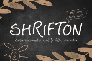Shrifton: A Craft-Friendly Script Font for Handmade Products