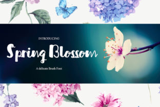 Spring Blossom Font for Web Design