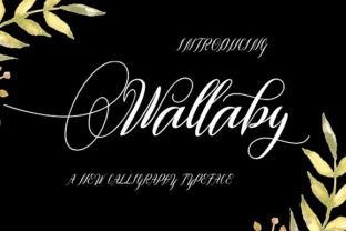 Wallaby Font: Handmade Elegance for Crafters