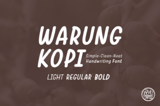 Warung Kopi: A Playful Handwritten Font