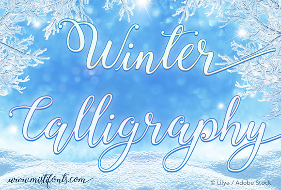 Winter Calligraphy Font Review