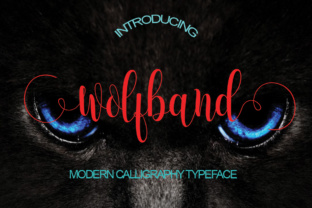 Wolfband: A Handwritten Calligraphy Font for Crafters and Sellers