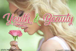 Youth and Beauty Font: Elegant Script for Digital Marketing