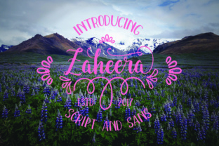 Zaheera: A Script Font for Creative Campaigns